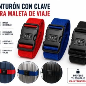 CINTURON CON CLAVE MALETAS DE VIAJE