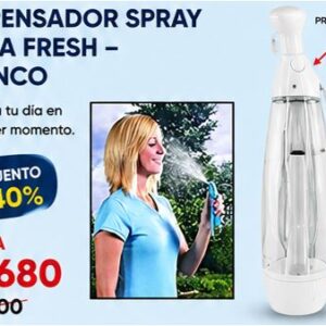 DISPENSADOR SPRAY AGUA FRESH - BLANCO