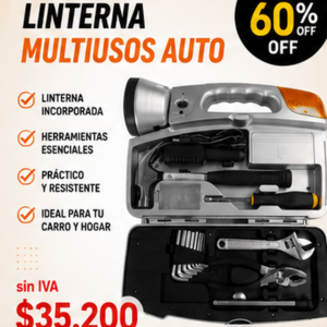 HERRAMIENTERO LINTERNA MULTIUSOS AUTO
