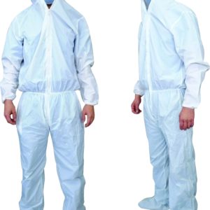 TRAJE DE BIO-SEGURIDAD 100% POLYESTER INCLUYE POLAINAS