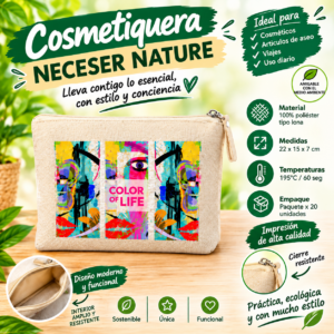 COSMETIQUERA NECESER NATURE