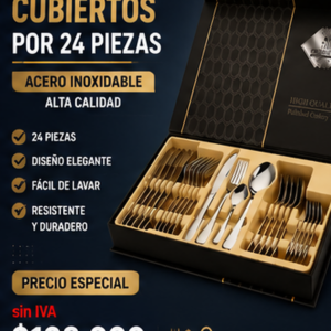 Juego de Cubiertos por 24 piezas