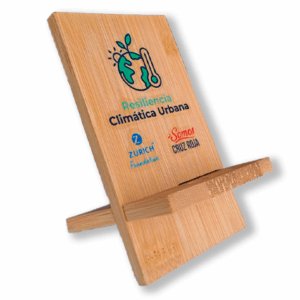 Porta Celular Bambú Escritorio